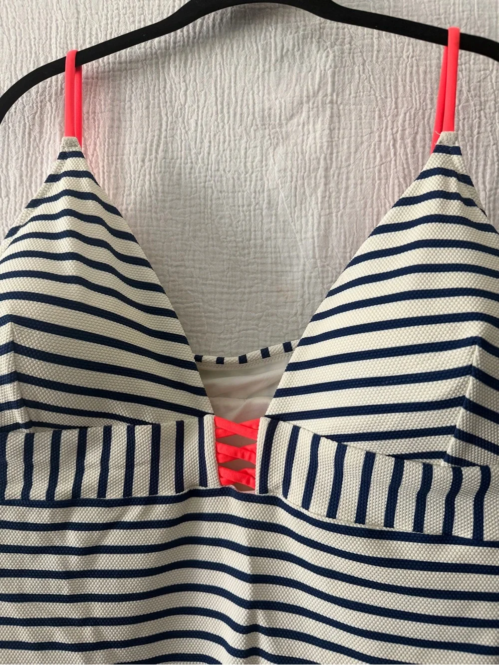J. Crew navy white